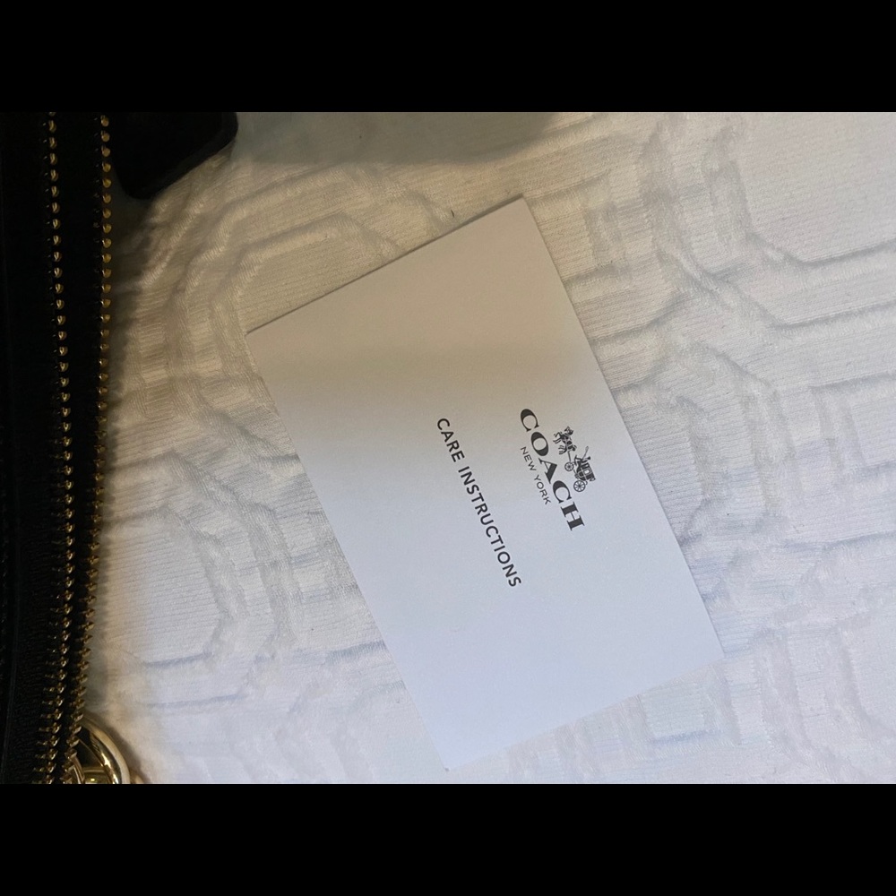 COACH Metallic Chocolate Brown Handbag - Picture 10 of 11
